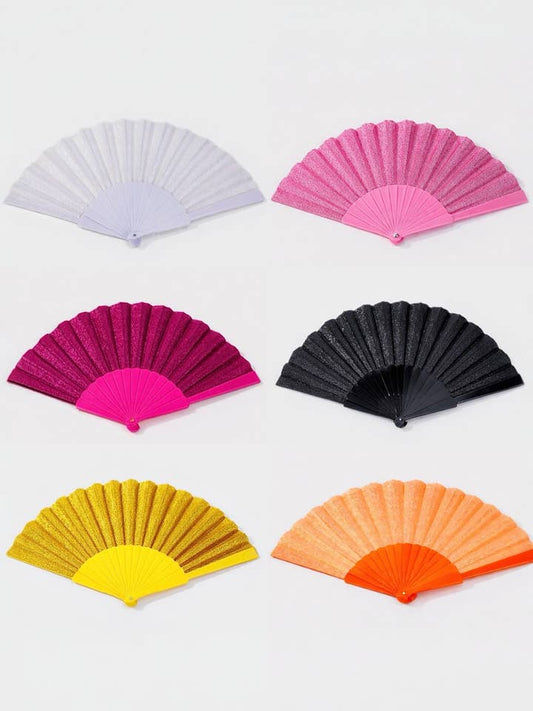 Colorful Glitter Fan