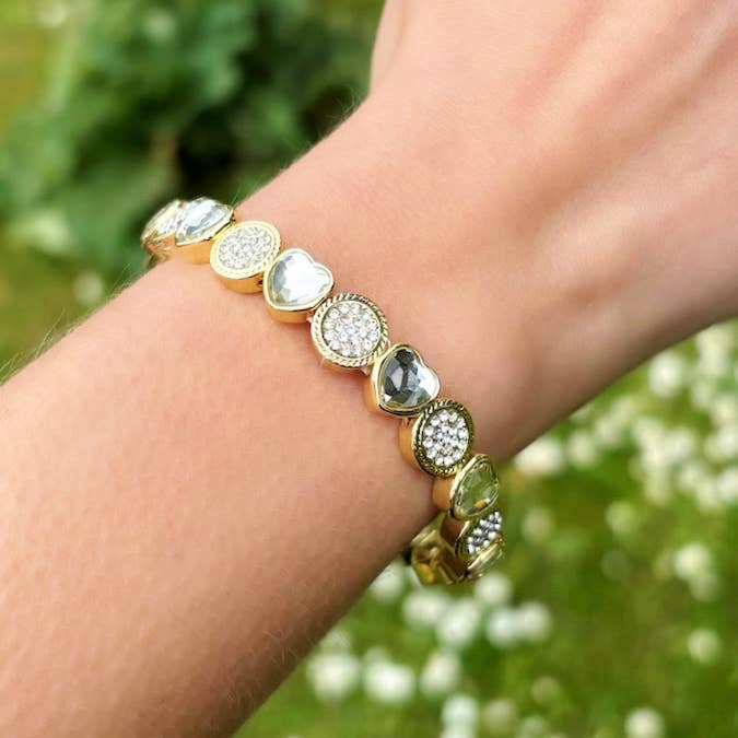 Celeste — Crystal Accent Bracelet, view 6