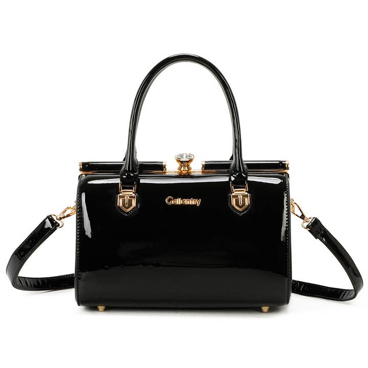 Élodie — Shimmer Structured Handbag, view 1