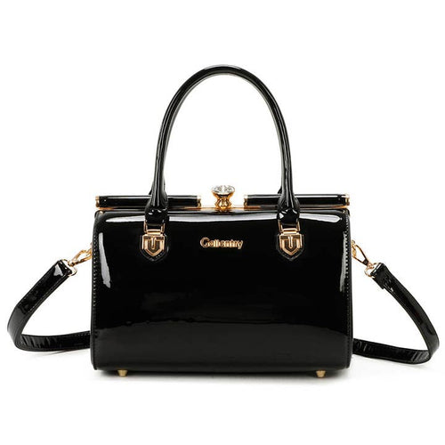 Élodie — Shimmer Structured Handbag, view 1