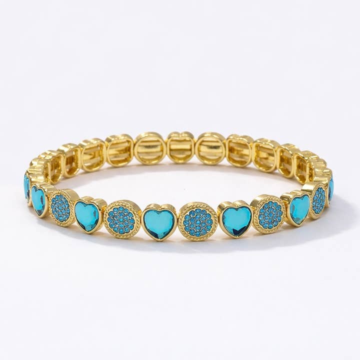 Celeste — Crystal Accent Bracelet, view 1