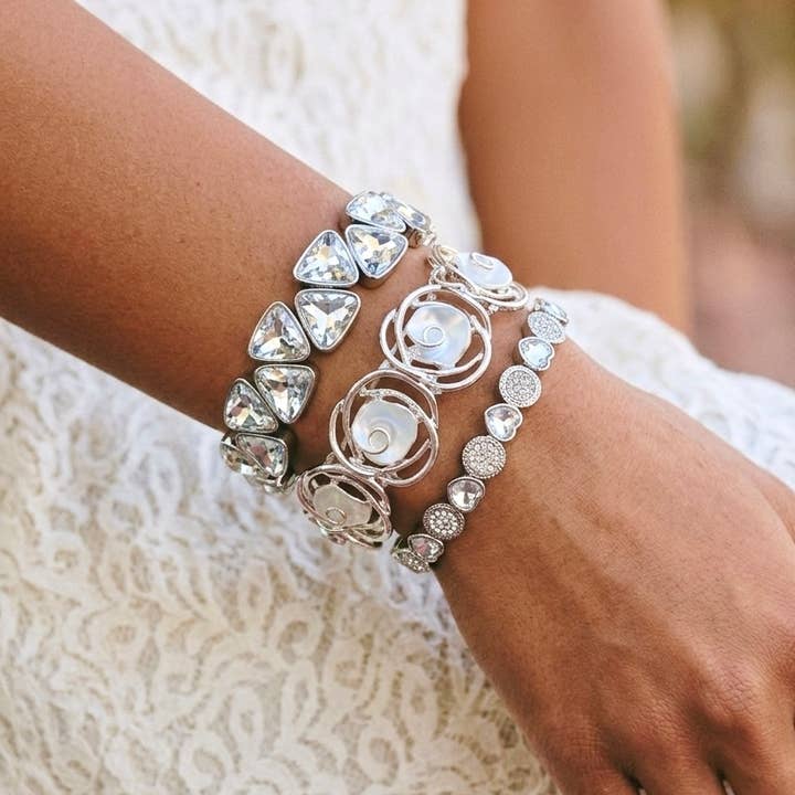 Celeste — Crystal Accent Bracelet, view 8