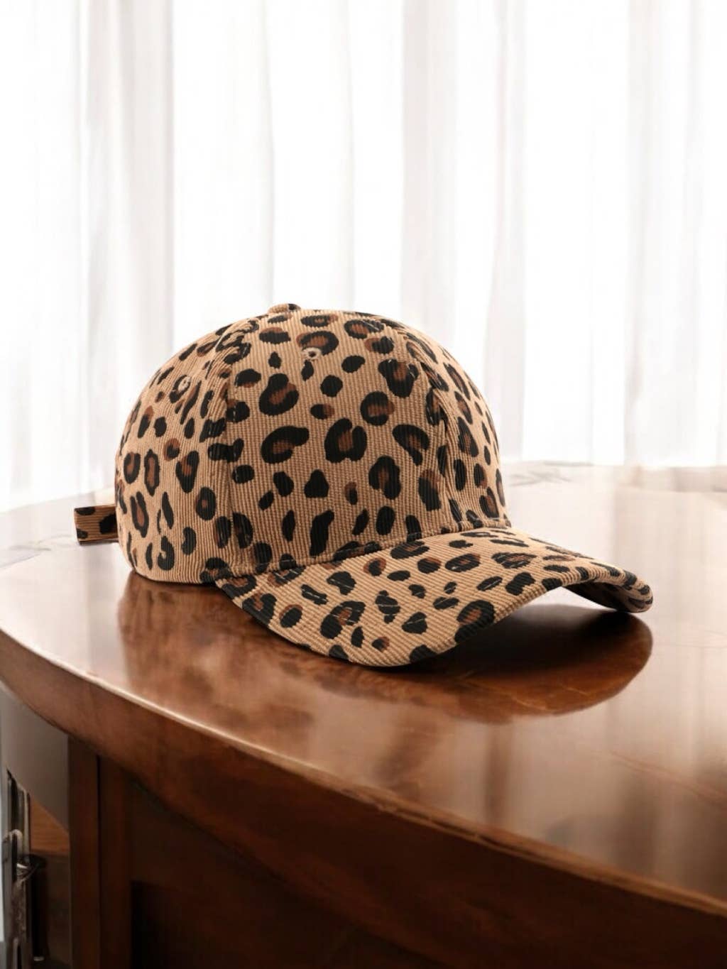 Camille — Leopard Print Cap