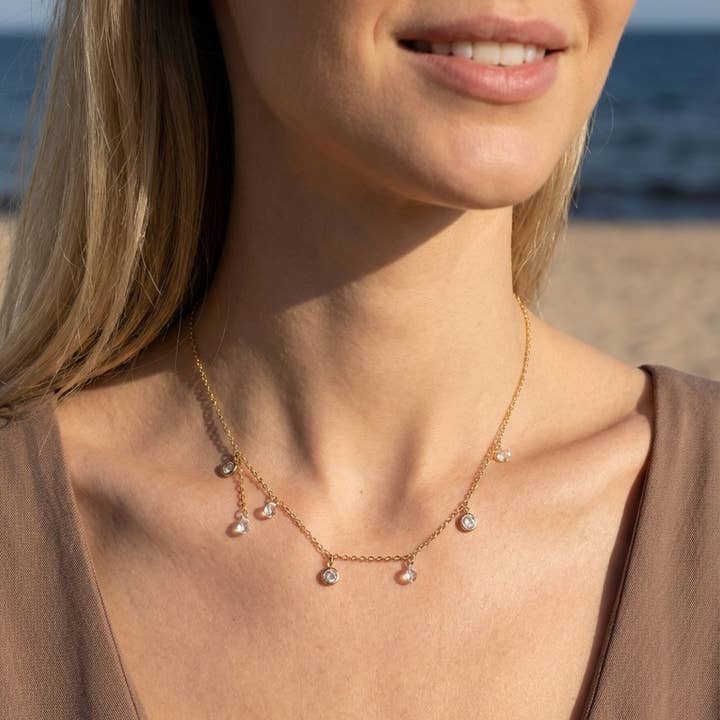 Étoile — Stainless Chain Necklace, view 3