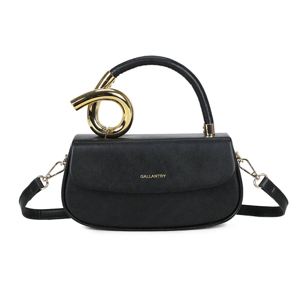 Soleil — Jewel-Handle Clutch