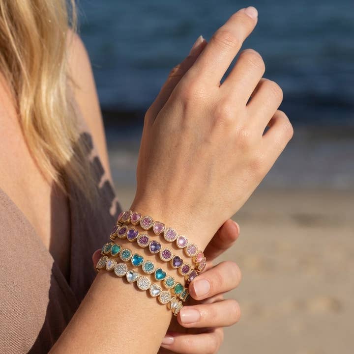 Celeste — Crystal Accent Bracelet, view 10