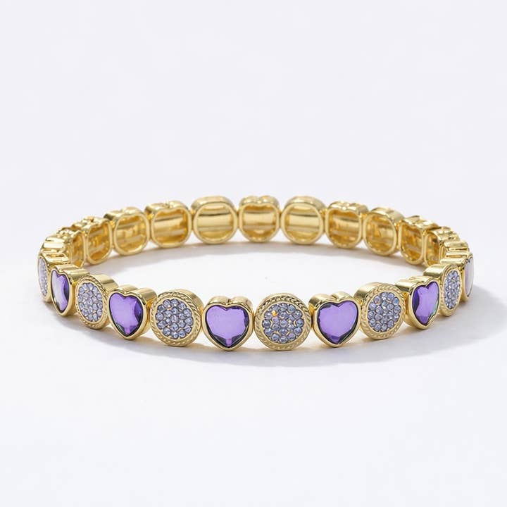 Celeste — Crystal Accent Bracelet, view 5