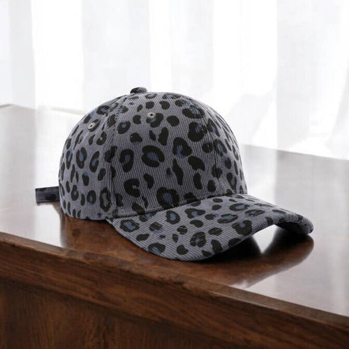 Camille — Leopard Print Cap, view 2