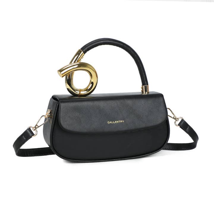 Soleil — Jewel-Handle Clutch, view 5