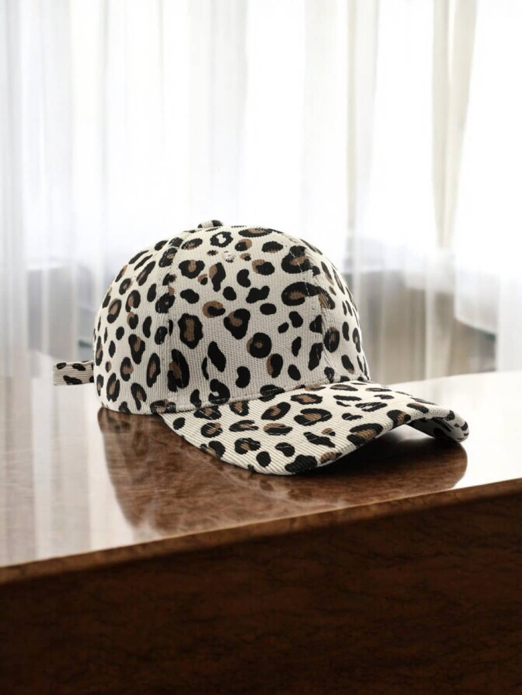 Camille — Leopard Print Cap