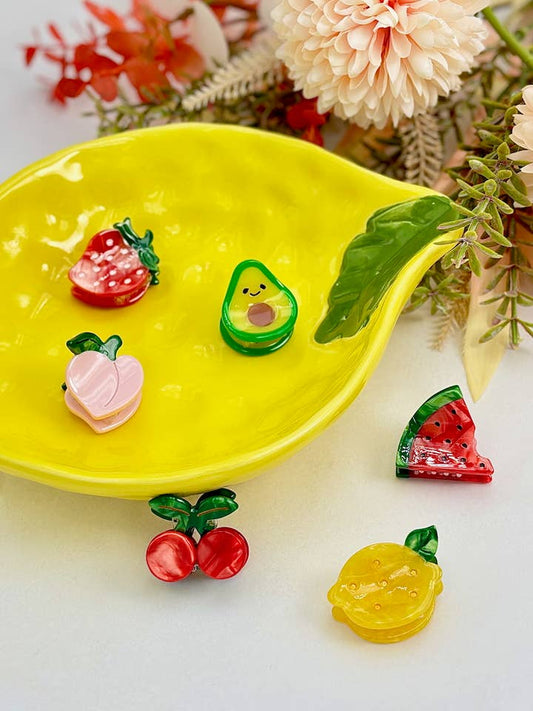 Mini Fruit Hair Clip