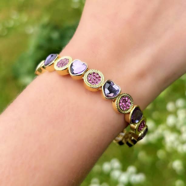 Celeste — Crystal Accent Bracelet, view 4